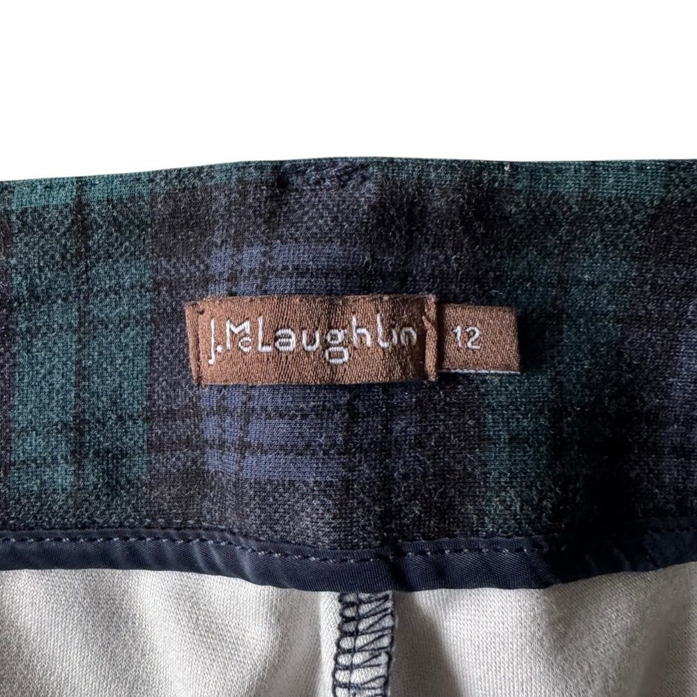 J. McLaughlin Deanne Tarrytown Plaid Straight Leg Pants | 12 - Picture 8 of 11